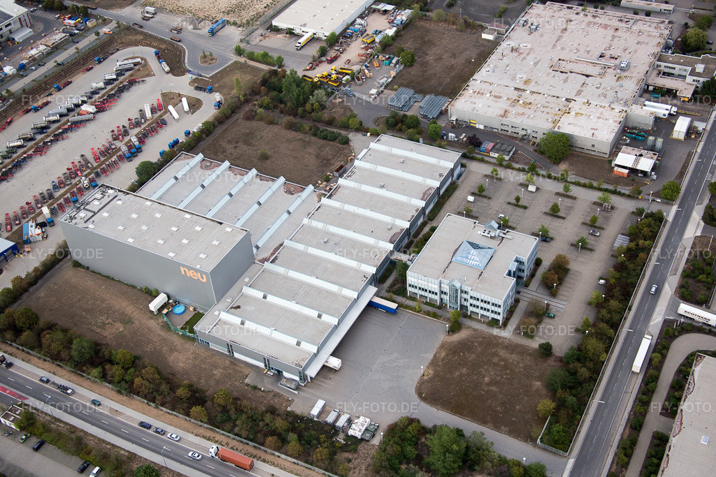 Luftbild: Worms, Industriegebiet Nord am Rhein in Worms im Bundesland Rheinland-Pfalz in Deutschland. Foto: IMG_084296.jpg vom 02.09.2015 durch Werner Riehm/FLY-FOTO.de