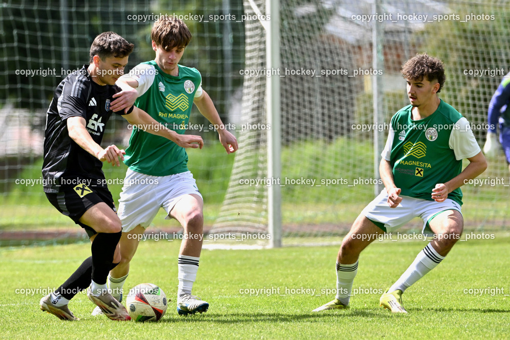 WSG Radenthein vs. URC Thal Assling | #14 Fabian Kurt Feichter WSG Radenthein, #5 Maximilian Görtschacher WSG Radenthein, #6 Alexander Bruckmüller WSG Radenthein, WSG Radenthein vs. URC Thal Assling, WSG Radenthein vs. URC Thal Assling am 16.05.2026 in Radenthein (Stadtstadion WSG Radenthein), Austria, (Photo by Bernd Stefan)
