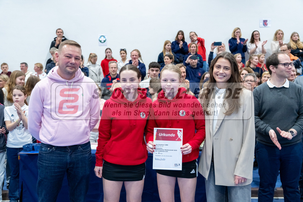 HK_20250223_103339 | Deutsche Meisterschaft wU14 Finale und Ehrungen am 23.2.2025 Düsseldorfer HC, Düsseldorf