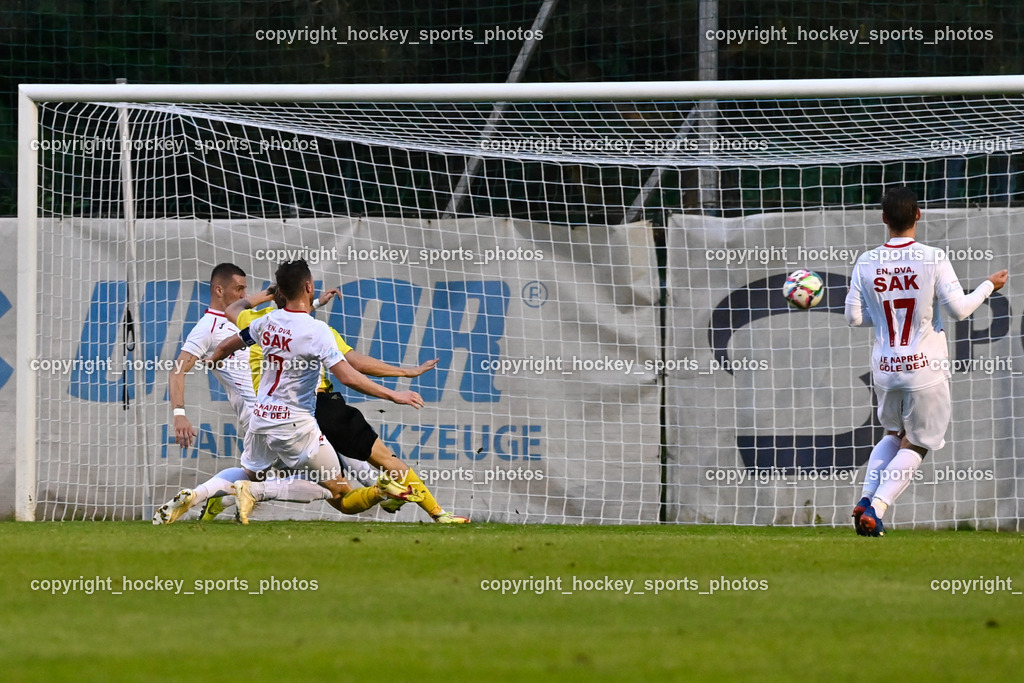 SAK vs. SV Allerheiligen 19.5.2023 | Tor SV Allerheiligen, #24 Zoran Vukovic, #7 Darjan Aleksic, #14 Fabio Pistrich, #17 Patrick Lausegger
