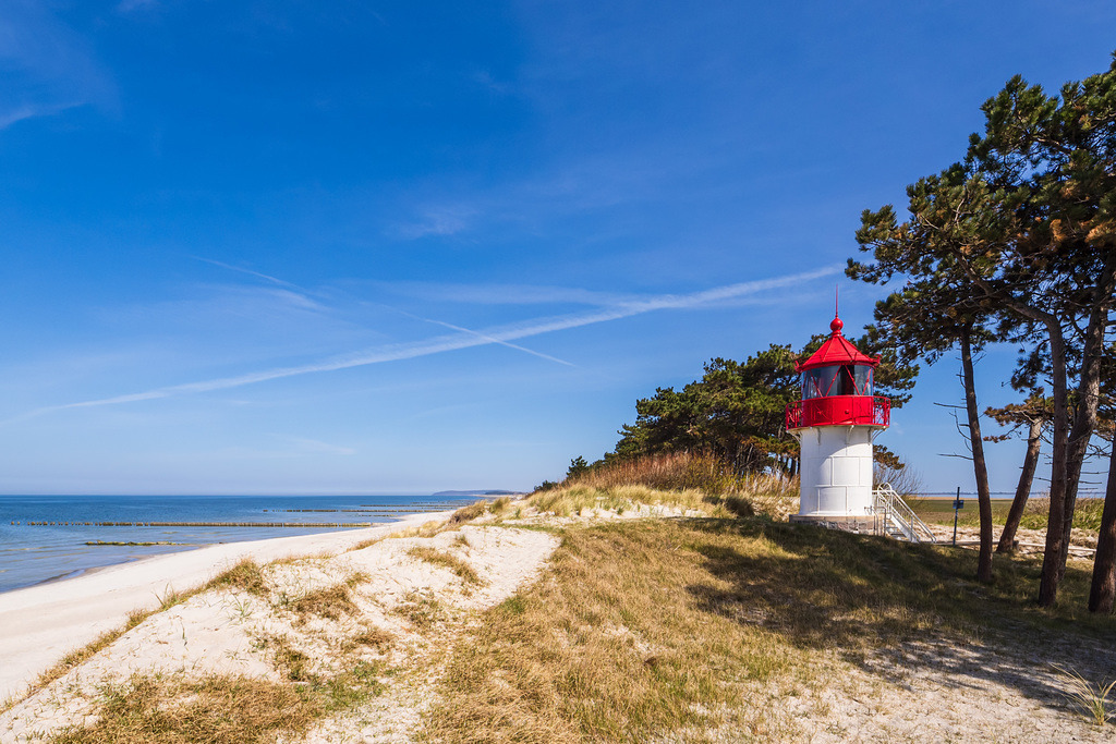 Der Leuchtturm Gellen auf der Insel Hiddensee | Der Leuchtturm Gellen auf der Insel Hiddensee.