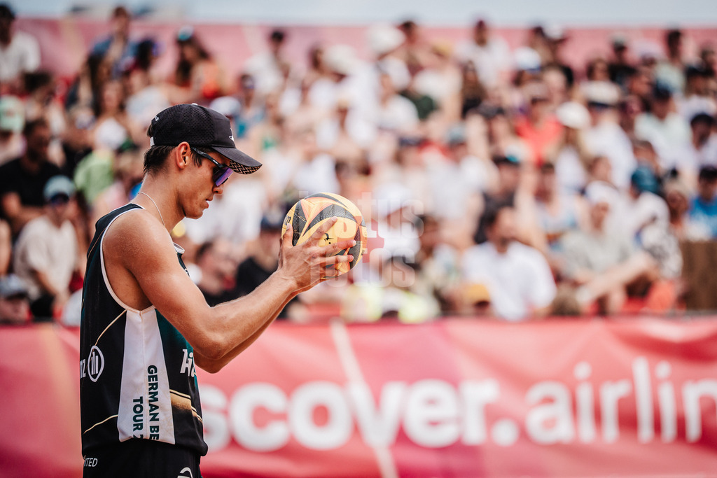 Beachvolleyball | Männer | Allianz German Beach Tour 2025 | Tourstop München | 05.07.2025 | Valentin Schneckenburger