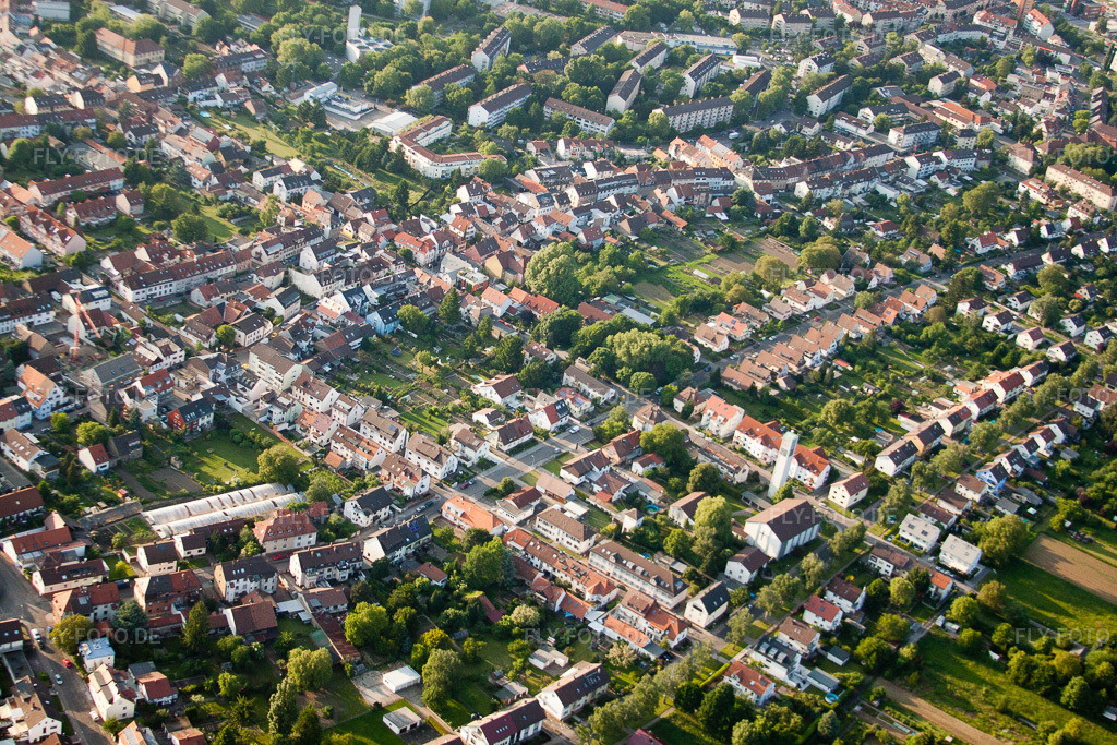 Luftbild: Durlach-Aue im Ortsteil Durlach in Karlsruhe im Bundesland Baden-Württemberg in Deutschland. Foto: IMG_27468.jpg vom 23.05.2010 durch Werner Riehm/FLY-FOTO.de