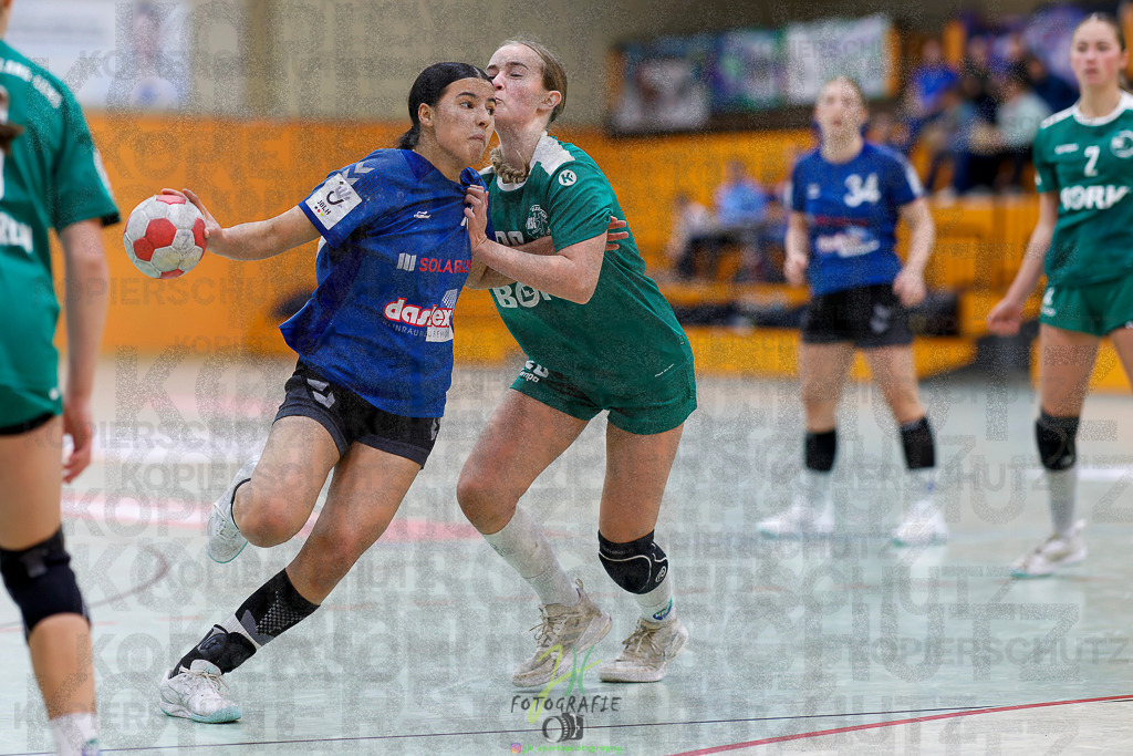 Jugenbundesliga wJB; HSG Kleenheim/Langgöns - SG Kappelwindeck/Steinbach | Jugenbundesliga wJB; HSG Kleenheim/Langgöns - SG Kappelwindeck/Steinbach am 23.11.2025 in Oberkleen (Weidig-Halle)Photo © 2025 - Jörg Heinrich - Realisiert mit Pictrs.com