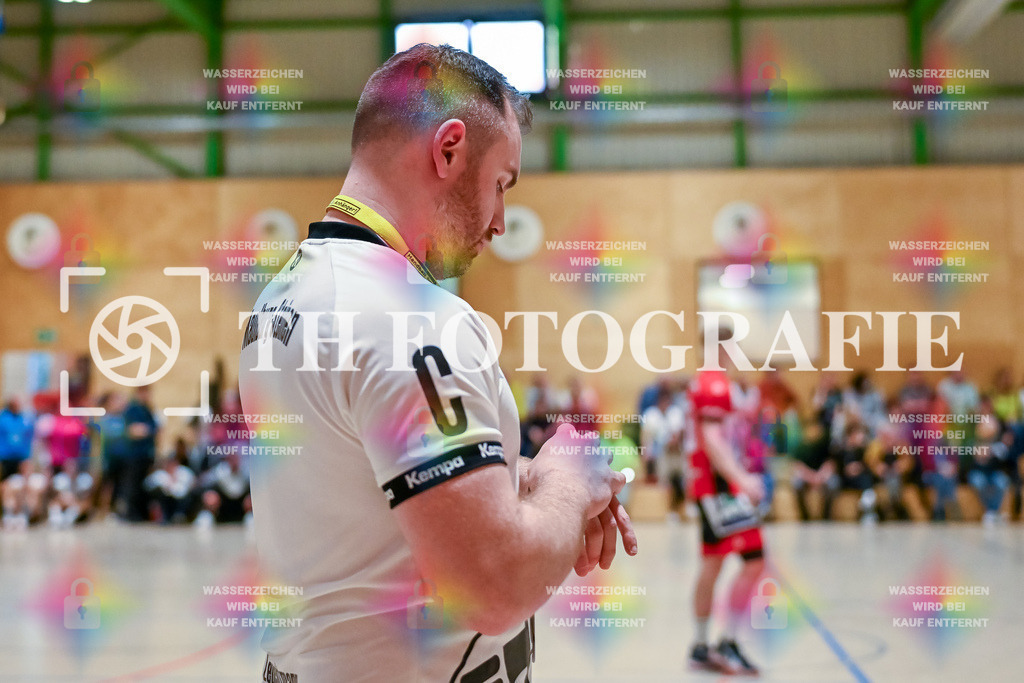 GER, SG Maulburg/Steinen - TuS Ringsheim, Handball, Landesliga Suedbaden, 22. Spieltag, Saison 2024/2025, 23.03.2025 | Andre Leuchtmann (SG Maulburg/Steinen, #13)GER, SG Maulburg/Steinen - TuS Ringsheim, Handball, Landesliga Suedbaden, 22. Spieltag, Saison 2024/2025, 23.03.2025Foto: TH Fotografie/Thomas Hess