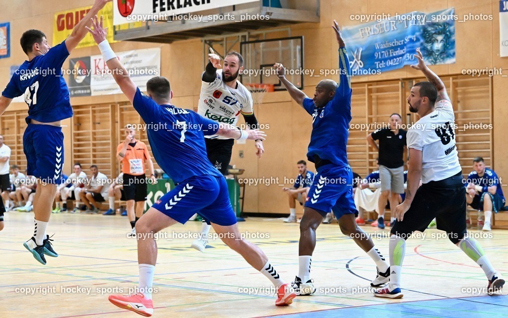 SC Ferlach vs. RK Zagreb 24.8.2023 | #57 Leban Patrik, #81 Miicevic Adrian, #87 Yoel Cuni Morales, #7 Patryik Walczak, #47 Aleks Kavcic