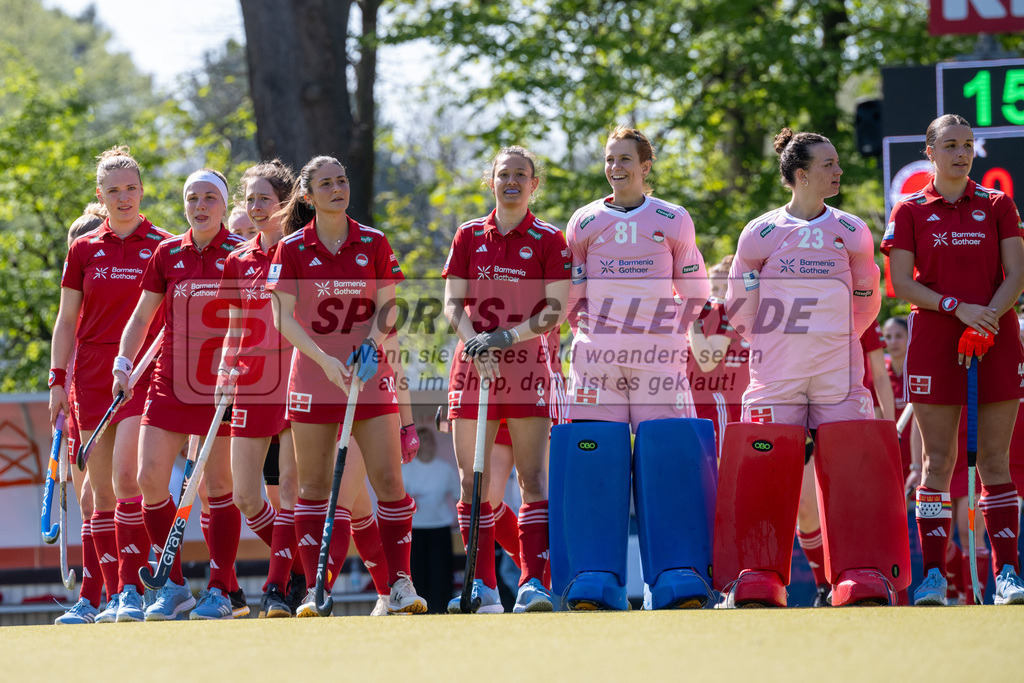 SFE_20250412_0016 | Köln, Deutschland, 12.04.2025:  Hockey 1. Bundesliga Damen Rot-Weiss Köln - Harvestehuder THC im KTHC Stadion Rot-Weiss Köln Tennis and Hockey Club am 12.04.2025 in Köln, Deutschland. (Foto von Stephan Fehrmann)Köln, Germany, 12.04.2025: Hockey 1. Bundesliga Damen Rot-Weiss Köln - Harvestehuder THC in KTHC Stadion Rot-Weiss Köln Tennis and Hockey Club at 12.04.2025 in Köln, Deutschland. (Foto from Stephan Fehrmann)