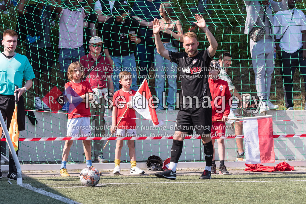 Fußball, Saison 2022/23, Aufstiegsrunde Regionalliga Nord, Eimsbütteler TV - FC Kilia Kiel, ETV-Sportzentrum Hoheluft (Hamburg), 04.06.2023, 2. Spieltag | Julius Rainer Alt (#10, Kiel)