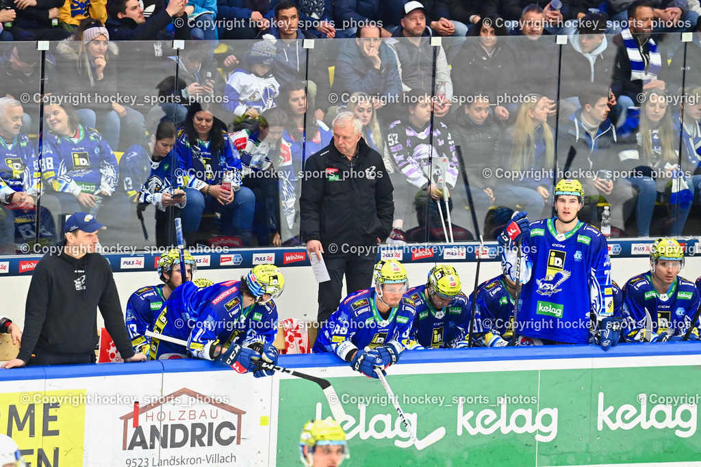 EC IDM Wärmepumpen VSV vs. EC KAC 7.3.2023 | Spielerbank EC VSV, Headcoach EC VSV DAUM ROB