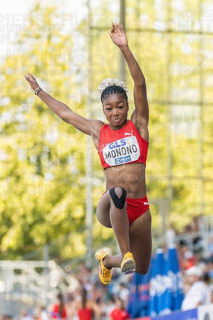 Deutsche Leichtathletik-Meisterschaften; Bochum-Wattenscheid, 25.07.2026 | Grace Monono (LG Nord Berlin), Dreisprung; Deutsche Leichtathletik-Meisterschaften am 25.07.2026 im Lorheide-Stadion, Bochum-Wattenscheid (Nordrhein-Westfalen).