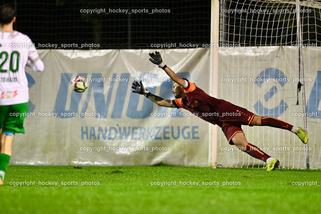 SAK vs. SV Donau  | #1 Aljaz Cotman SV Donau, SAK vs. SV Donau , SAK vs. SV Donau  am 27.09.2024 in Klagenfurt (Sportpark Welzenegg), Austria, (Photo by Bernd Stefan)
