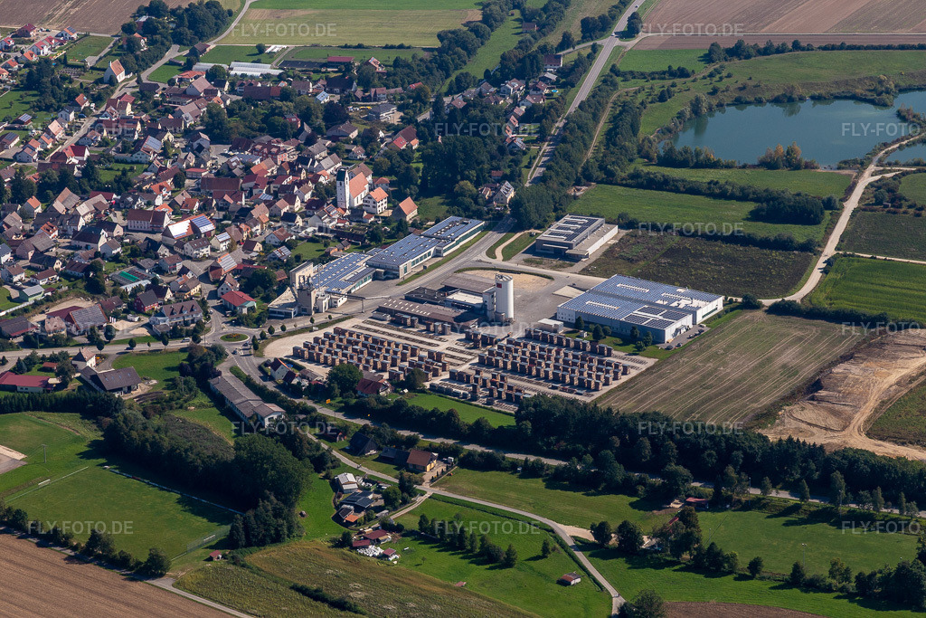 Luftbild: Fabrikgelände der Anton Kessel GmbH in Andelfingen. im Ortsteil Heiligkreuztal in Altheim im Bundesland Baden-Württemberg in Deutschland. Foto: IMG_129306.jpg vom 05.09.2021 durch Werner Riehm/FLY-FOTO.de