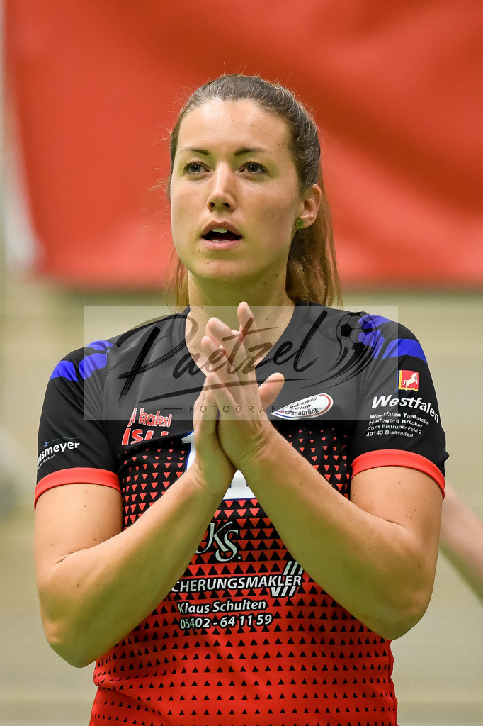 VCOBWA20211106_070 | Volleyball, Frauen:   bei dem Spiel der 3. Liga West zwischen VC Osnabrueck und SV BW Aasee in der Schlosswallhalle am 06.11.2021 in Osnabrueck, Deutschland. - Realisiert mit Pictrs.com