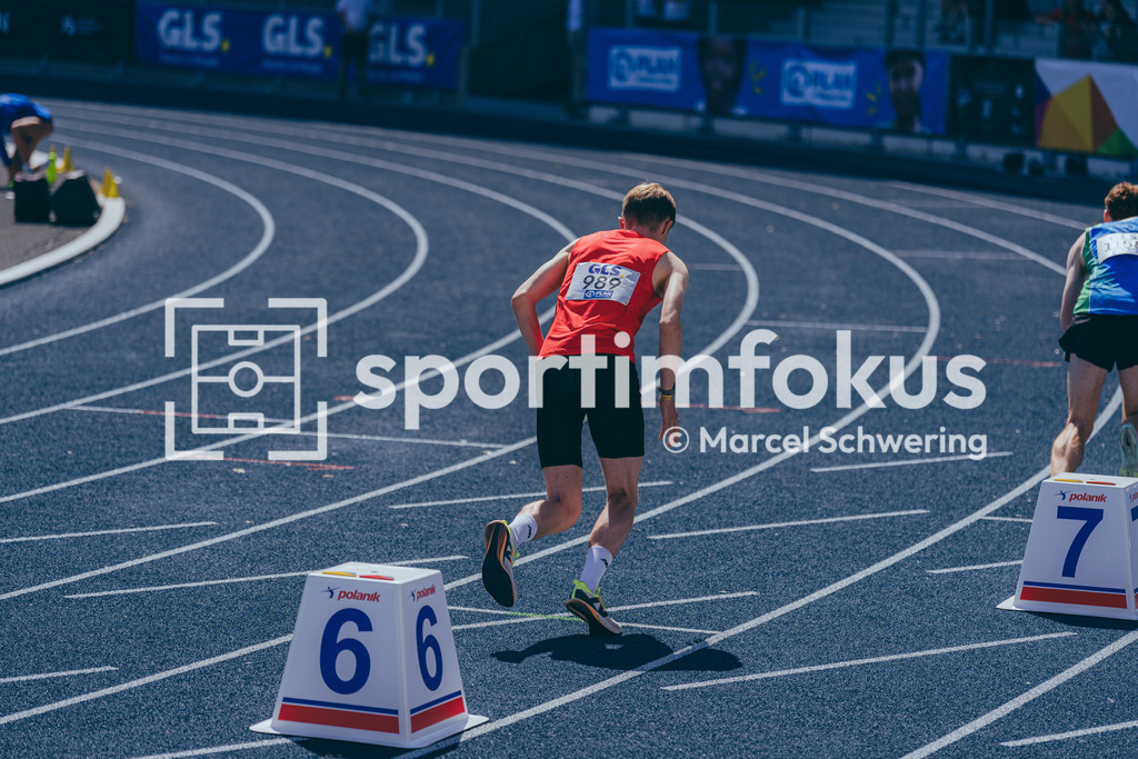 DM U23 U18 Bochum 2026 | Micha Frickenschmidt (TSV Bayer 04 Leverkusen) im 800-Meter-Lauf bei den Deutschen Meisterschaften der U18 &amp; U23 2026 im Lohrheidestadion in Bochum-Wattenscheid. - Realisiert mit Pictrs.com