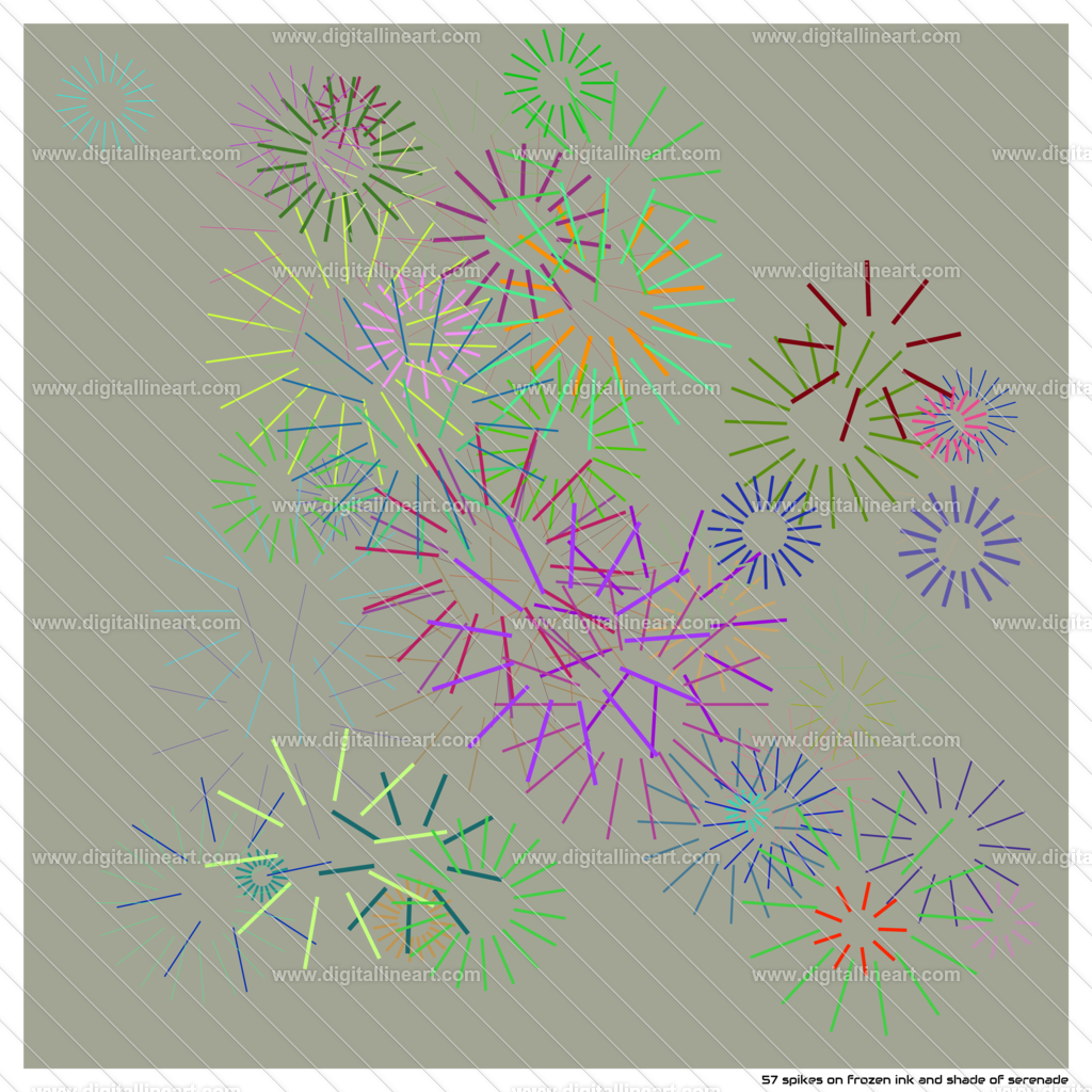 57-spikes-frozen-ink-and-shade-of-serenade | digitallineart - Realisiert mit Pictrs.com