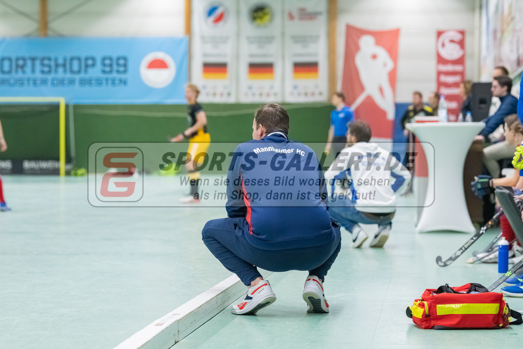 HK_20230305_105873 | Deutsche Meisterschaft MU16 1/2 Finale Mannheimer HC - Harvestehuder THC am 5.3.2023 RWK, Köln ,