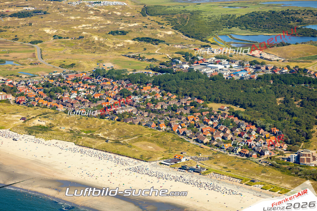 Aktuelles Luftbild von  Norderney - Die Luftaufnahme wurde 2022 mittels UL-Flugzeug erstellt ( keine Drohne ) - hochauflösende Kamera-Systeme von  Canon -Beste Qualität - Für grossformatige Ausdrucke geeignet. Die Geschenkidee !