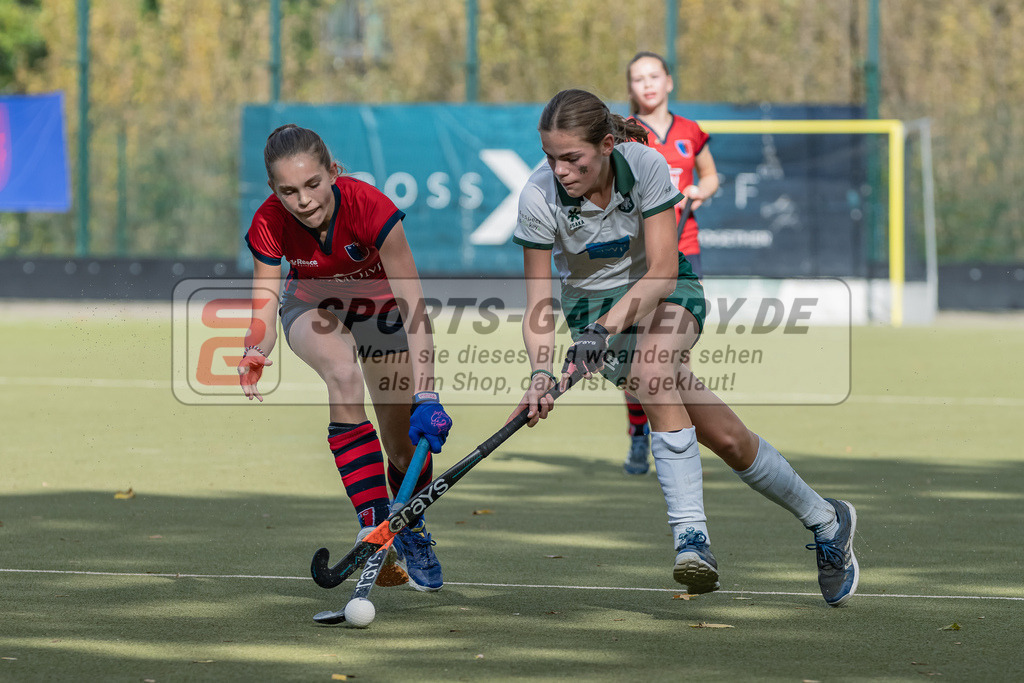 HK_20231021_105636 | Deutsche Meisterschaft WU16 Uhlenhorst Mülheim - Berliner HC am 21.10.2023 DHC, Düsseldorf ,