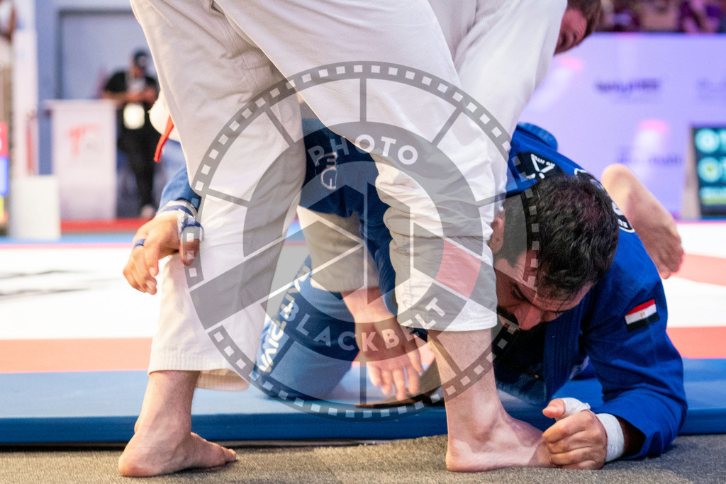20231107PBB6094 | Fighters compete during the AJP World Master Championship in the Mubadala Arena in Abu Dhabi, Arab United Emirates, on November 7, 2023.