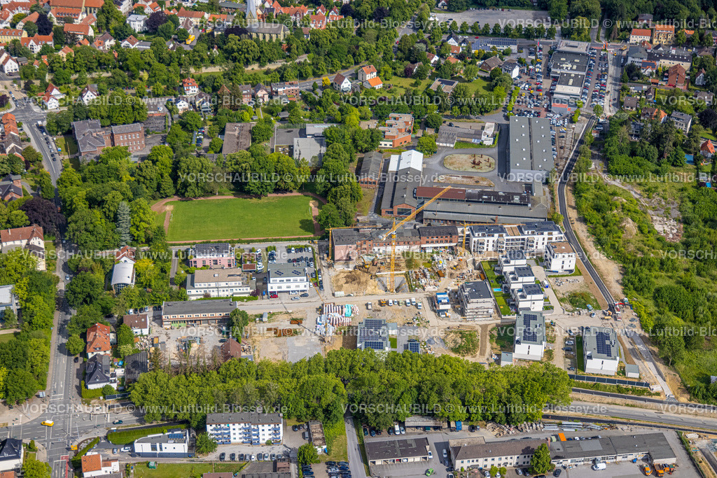 Soest220600343 | Luftbild, Baugebiet und Neubau Merkurhöfe, Werksgelände Remag Metals GmbH, Soest, Soester Boerde, Nordrhein-Westfalen, Deutschland