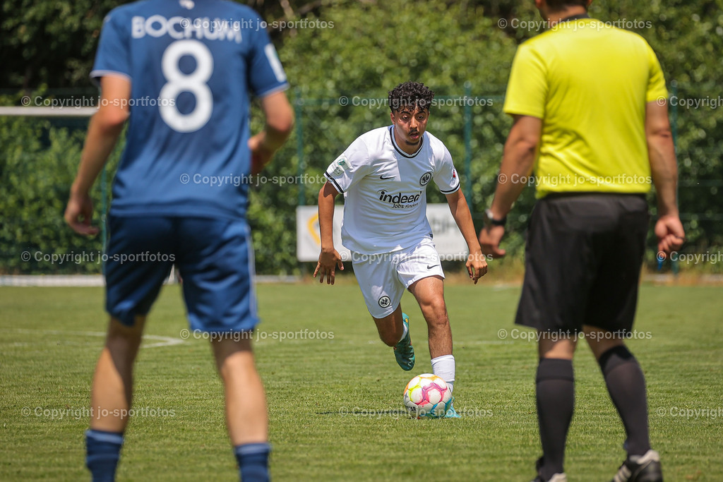BQ3I6684 | 17.06.2023; Testspiel; Rasenplatz Offdilln; VfL Bochum U17 - Eintracht Frankfurt U17; Ergebnis: 3:1 (1:1)