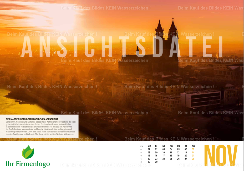 11_Sachsen-Anhalt_Luftbild_Kalender_2027_November | Sachsen-anhalts schönste Luftbildaufnahmen für Firmenkalender - Realisiert mit Pictrs.com