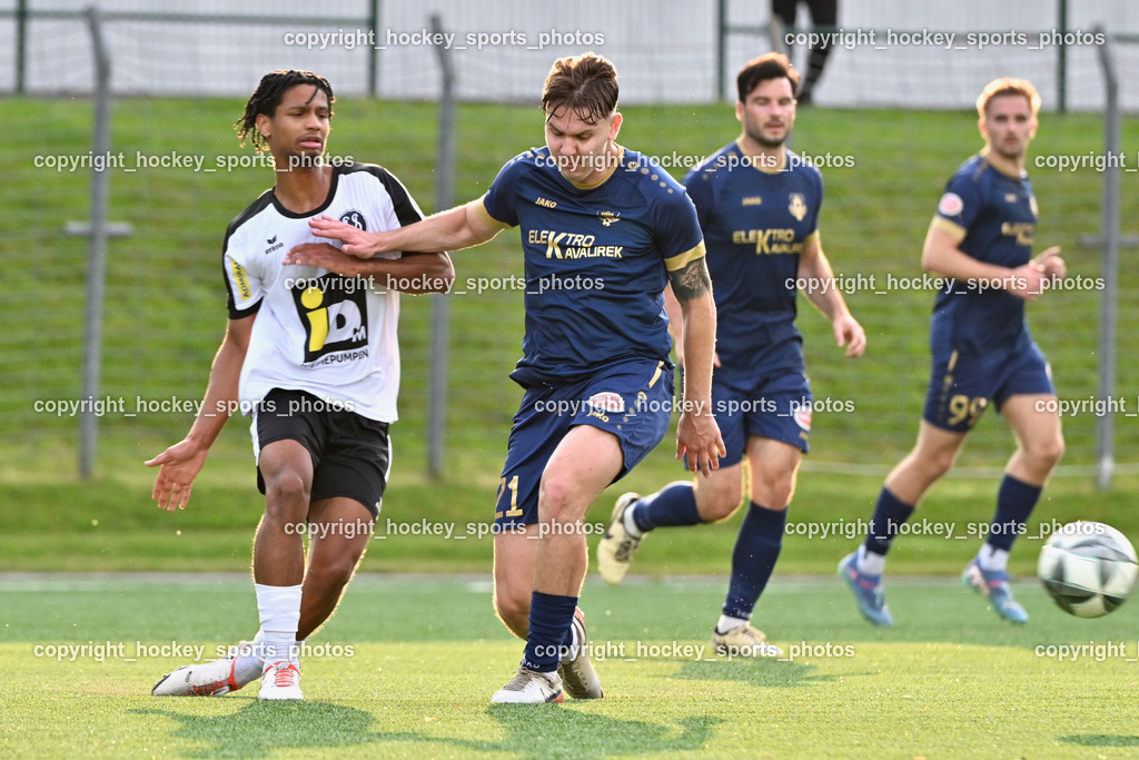 SV Spittal 1921 vs. ATUS Velden | #22 Abdulmomen A. S. Bashir SV Spittal, #21 Florian Schaller ATUS Velden, SV Spittal 1921 vs. ATUS Velden, SV Spittal 1921 vs. ATUS Velden am 05.06.2025 in Spittal an der Drau (Goldeck Stadion), Austria, (Photo by Bernd Stefan)