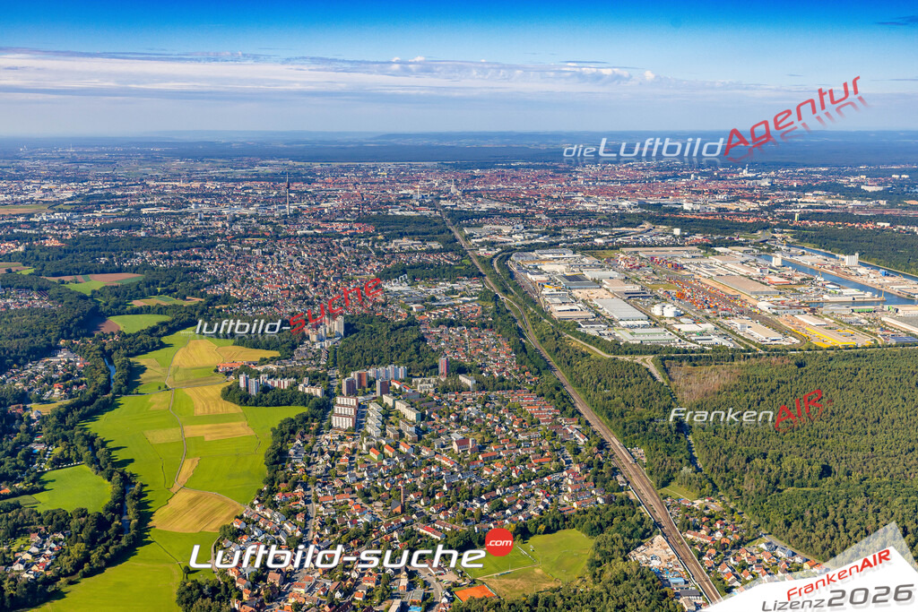 Schöne Luftaufnahme Reichelsdorf Nürnberg - Die Luftaufnahme wurde 2025 vom Flugzeug heraus erstellt ( keine Drohne ) - Hochauflösende Luftaufnahme - für professionelle Ausdrucke geeignet. Die Geschenkidee !Mit Lizenz und Bildrechte bestellbar