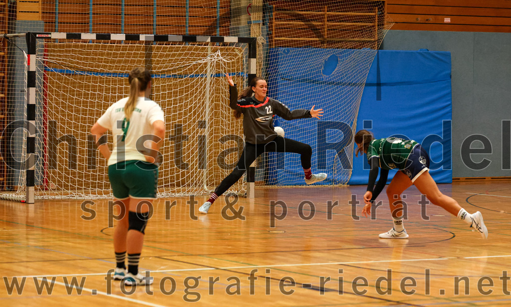 2023-09-16_090_TSV_Vaterstetten_gegen_SV_Muenchen_Laim | Baldham, Deutschland, 16.09.2023:
Handball, Bayernliga Frauen Staffel Süd 2023 / 2024, 1. Spieltag, TSV Vaterstetten gegen SV München Laim, Endergebnis: 23:34

Johanna Gernsbeck (TSV Vaterstetten, #9), Torfrau Theresa Schwarz (TSV Vaterstetten, #22), Elisa von Hoenning (SV München Laim, #66)

Foto: Christian Riedel / fotografie-riedel.net