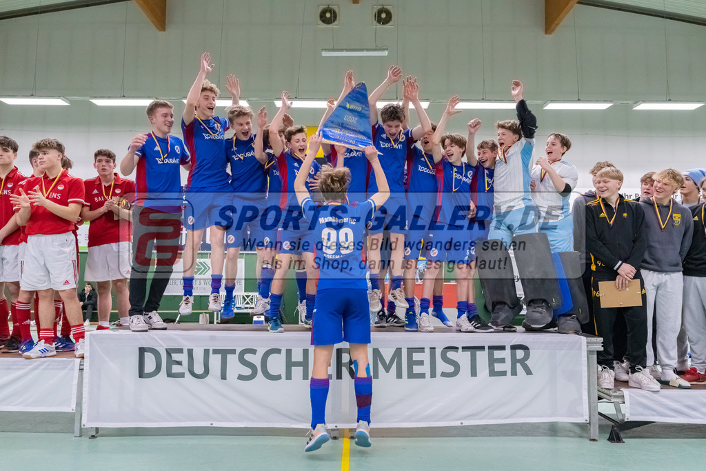 HK_20230305_106388 | Deutsche Meisterschaft MU16 Finale Mannheimer HC - Rot-Weiss Köln / Ehrungen am 5.3.2023 RWK, Köln ,