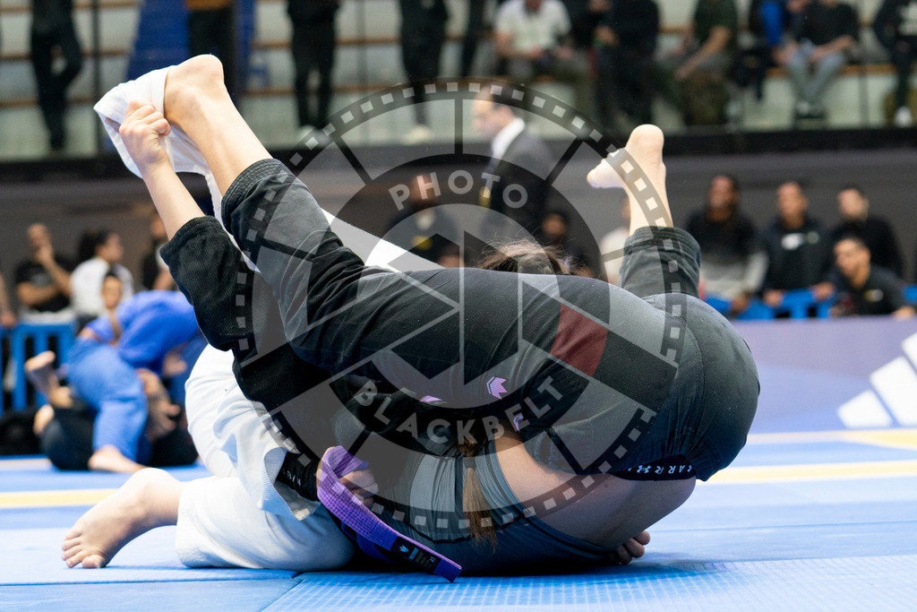 20240124PBB04616 | Fighters compete during the second day of the IBJJF European Championship in Paris, France, on January 24, 2024.