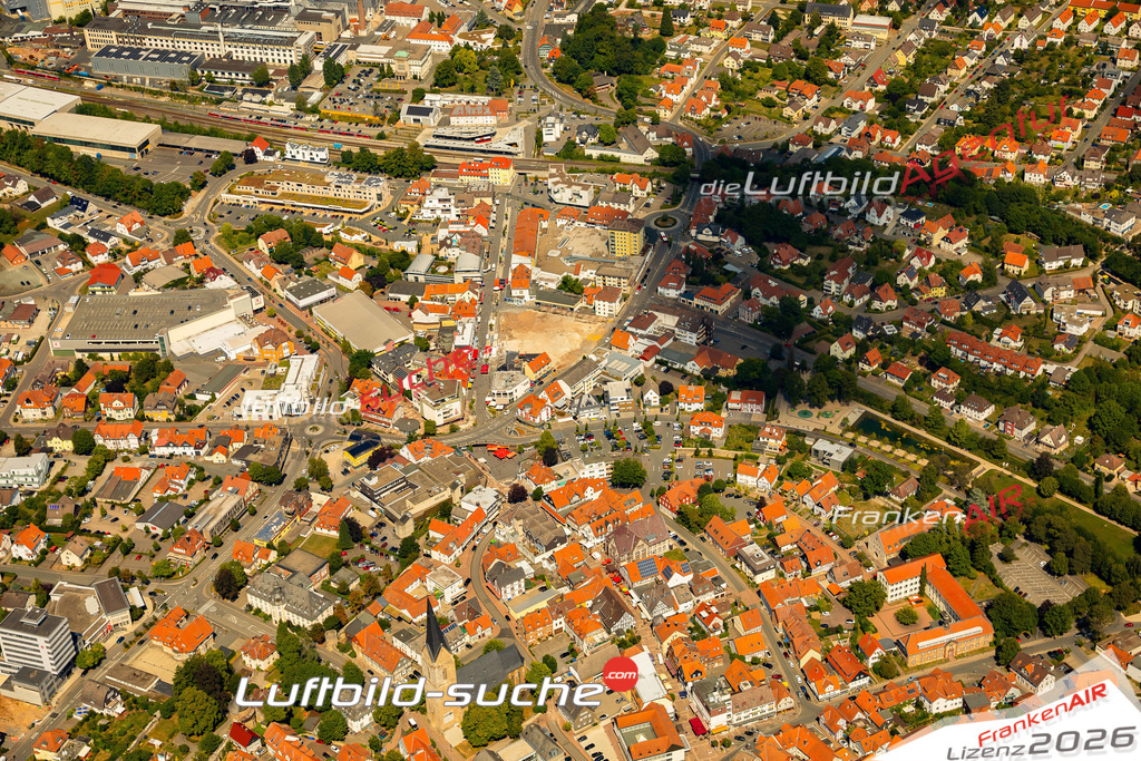 Das Luftbild der Stadt Korbach wurde 2022 vom Flugzeug heraus erstellt (keine Drohnen-Aufnahmen) Aufnahmehöhe ca.450 Meter- hohe Bildauflösung und Druck-Qualität. Garantiert!