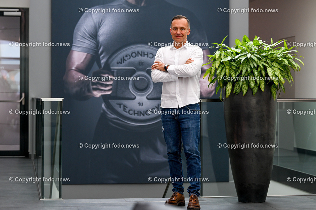 Gottfried Wurpes_ The Fitness Company_ Technogym_ 30.05.2023-1 | 30.05.2023, Leonding, AUT, The Fitness Company - Technogym, im Bild Gottfried Wurpes (CEO The Fitness Company / Technogym)