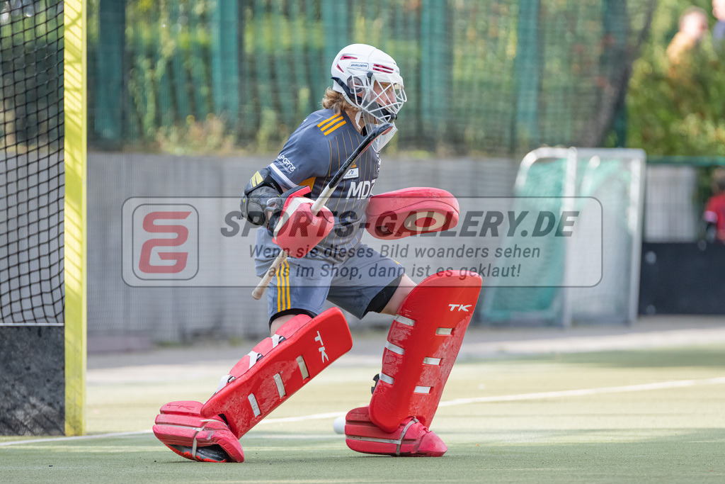 HK_20220925_100204 | 1. Bundesliga Herren Düsseldorfer HC - Berliner HC  am 25.9.2022 DHC Düsseldorf, Düsseldorf , Zickler Anton Torwart ( Düsseldorfer HC #32 )