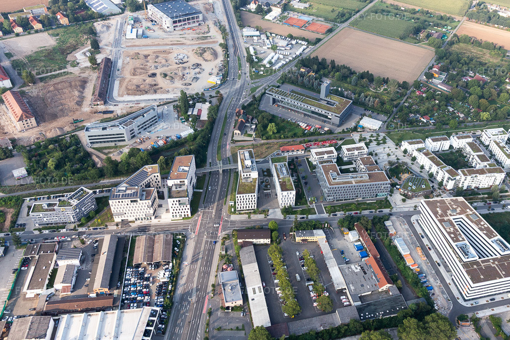 Luftbild: Speyerer Straße im Ortsteil Bahnstadt in Heidelberg im Bundesland Baden-Württemberg in Deutschland. Foto: IMG_117075.jpg vom 25.08.2019 durch Werner Riehm/FLY-FOTO.de