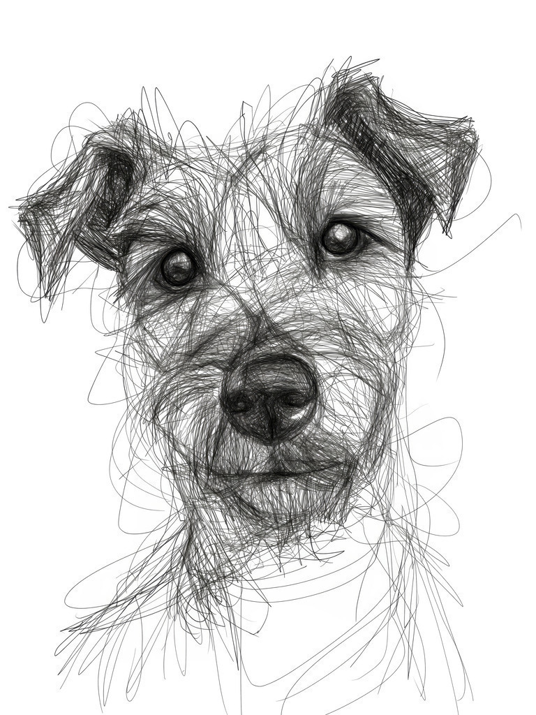 2403023 - Fox Terrier Illustration | Abstrakte Illustration eines Fox Terriers.