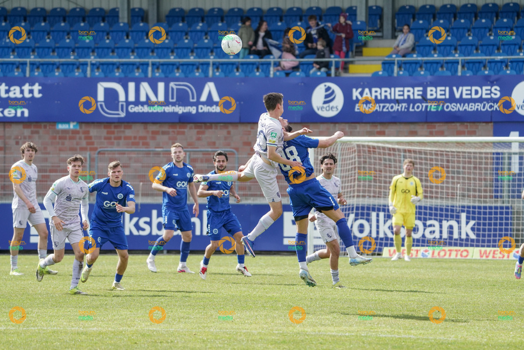 VfL Sportsfreunde Lotte vs. VfL Bochum II U23 - Regionalliga West - 28. Spieltag 2026 | Leon Demaj, 28Jaden Tom Korzynietz, 20 - Realisiert mit Pictrs.com