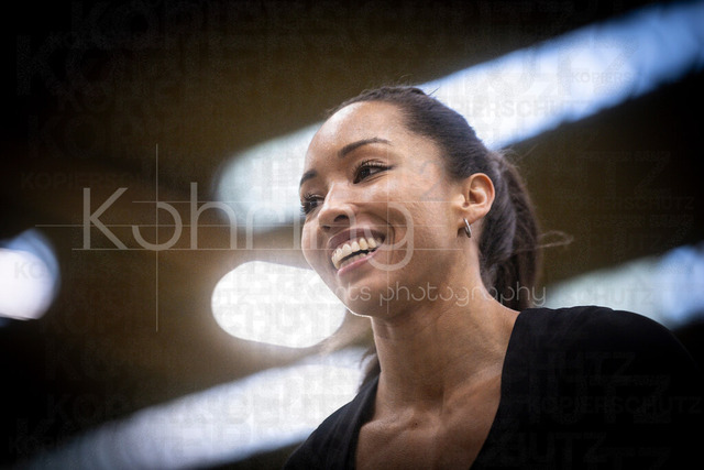 Deutsche Leichtathletik-Hallenmeisterschaften; Dortmund, 01.03.2026 | Jacqueline Otchere (MTG Mannheim); Deutsche Leichtathletik-Hallenmeisterschaften am 01.03.2026 in der Helmut-Körnig-Halle in Dortmund. 
