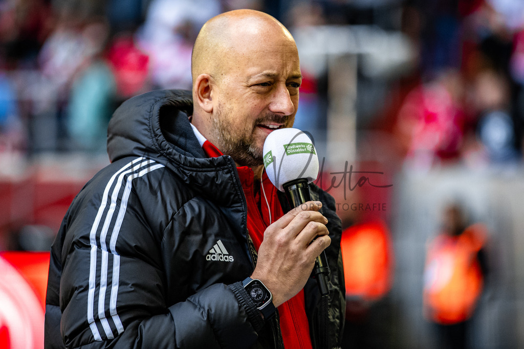 Fortuna Düsseldorf vs. Karlsruher SC | Düsseldorf, 30.04.2023: 2. Bundesliga, 30. Spieltag, Fortuna Düsseldorf gegen Karlsruher SC in der Merkur Arena in Düsseldorf. Foto: sportfotografie.ms | Markus Paletta - Realisiert mit Pictrs.com