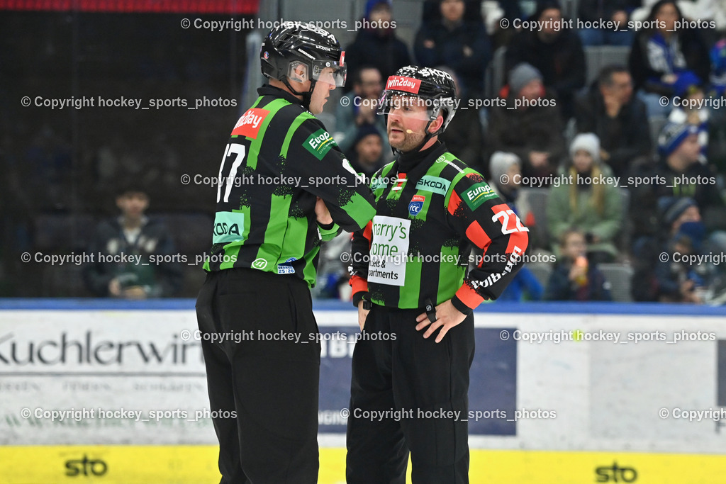 EC IDM WÄRMEPUMPEN VSV vs. Olimpija Ljubljana | NIKOLIC MANUEL Referee, EC IDM WÄRMEPUMPEN VSV vs. Olimpija Ljubljana, EC IDM WÄRMEPUMPEN VSV vs. Olimpija Ljubljana am 01.02.2026 in Villach (Stadthalle Villach), Austria, (Photo by Bernd Stefan)