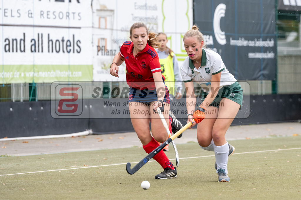 SFE_20231022_0064 | Deutsche Meisterschaft Weibliche U16 Finale Uhlenhorst Mülheim - Düsseldorfer HC am 22.10.2023 in Köln (Düsseldorfer Hockeyclub 1905 e.V.), Photo: Stephan Fehrmann 2023 (Sports-Gallery)