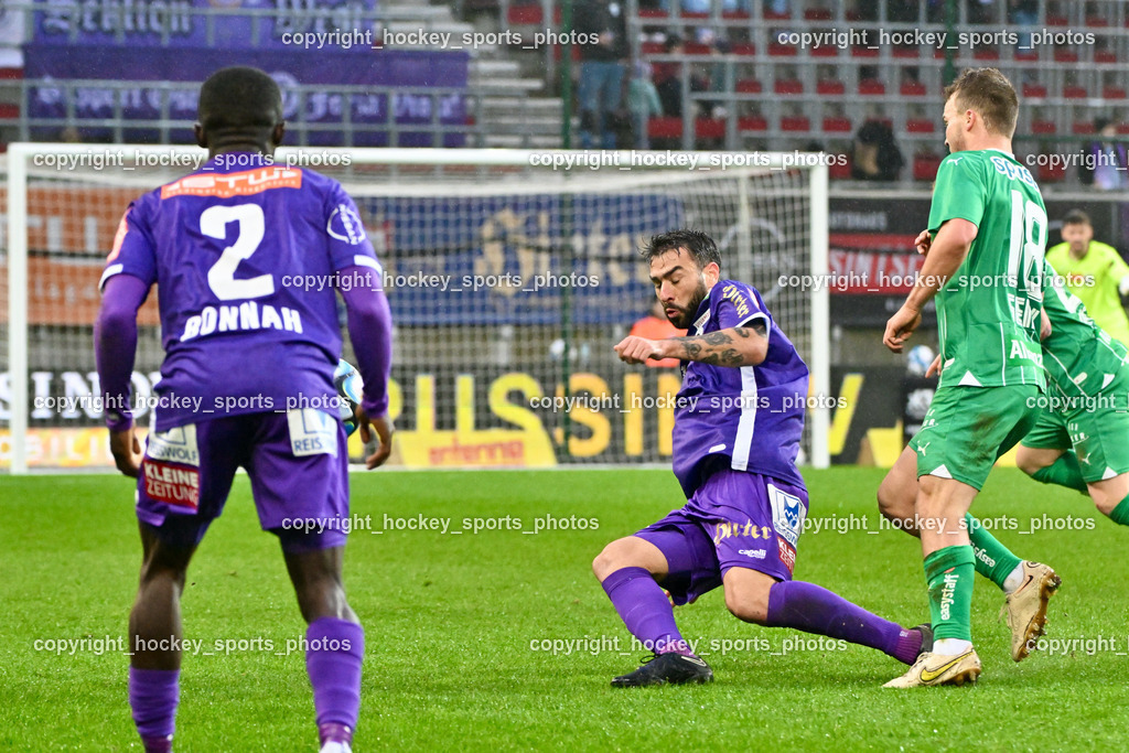 Austria Klagenfurt vs. SK Rapid 10.3.2024 | #8 Kosmas Gkezos, #18 Matthias Seidl