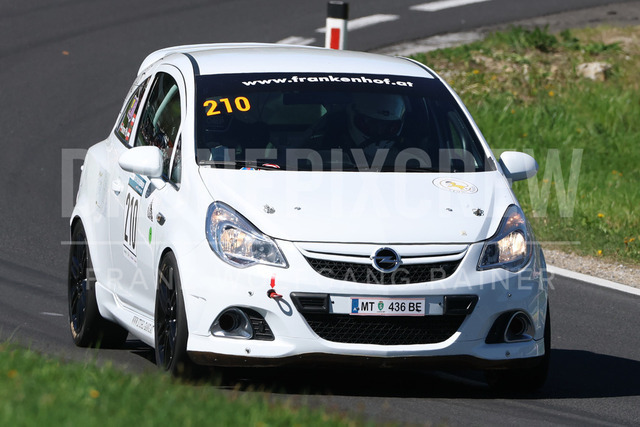 FIA European Hill Climb Championship – Rechberg 2026 | FIA European Hill Climb Championship at Rechberg, held from 24 to 26 April 2026 near Tulwitz, Styria, Austria. The image shows Philipp HARRER (AUT) Opel Corsa OPC.