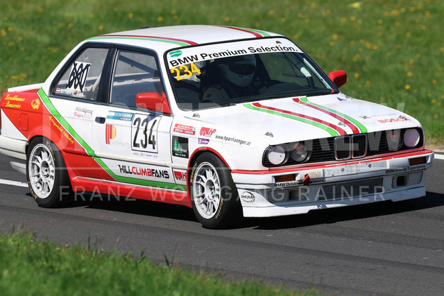 FIA European Hill Climb Championship – Rechberg 2026 | FIA European Hill Climb Championship at Rechberg, held from 24 to 26 April 2026 near Tulwitz, Styria, Austria. The image shows Gernot BITTNER (AUT) BMW E30 325i.