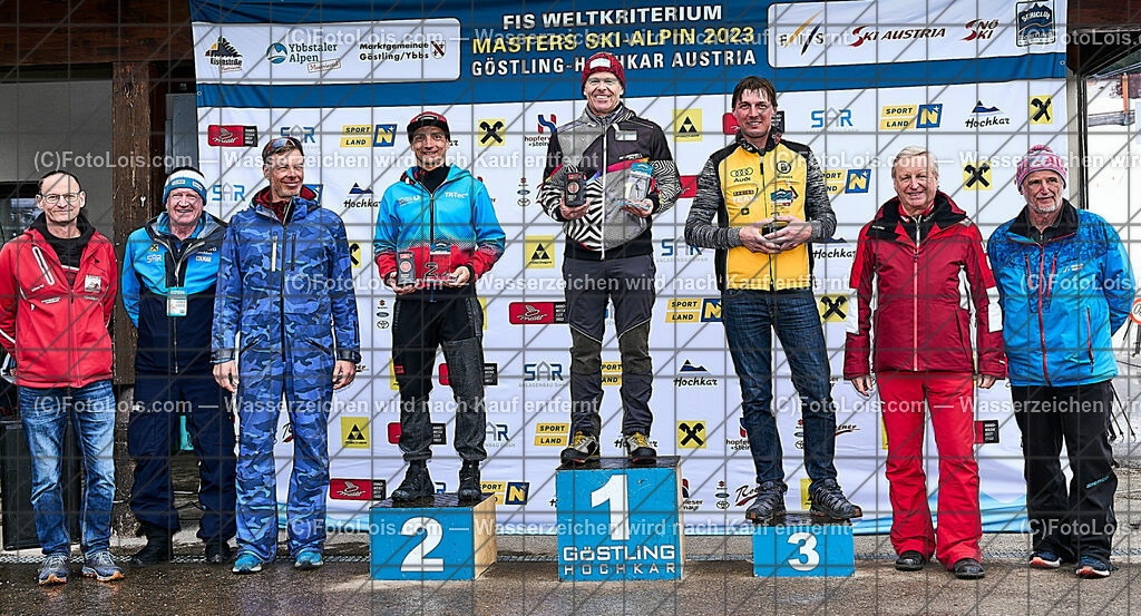 ALP1533_FMC-GS_Kat-A_Tagesbestzeiten | (C)FotoLois.com, Alois Spandl, FIS Masters Cup Ski Alpin 2023 Hochkar, GiantSlalom-Kategorie A-B-C, Fr 24. März 2023.