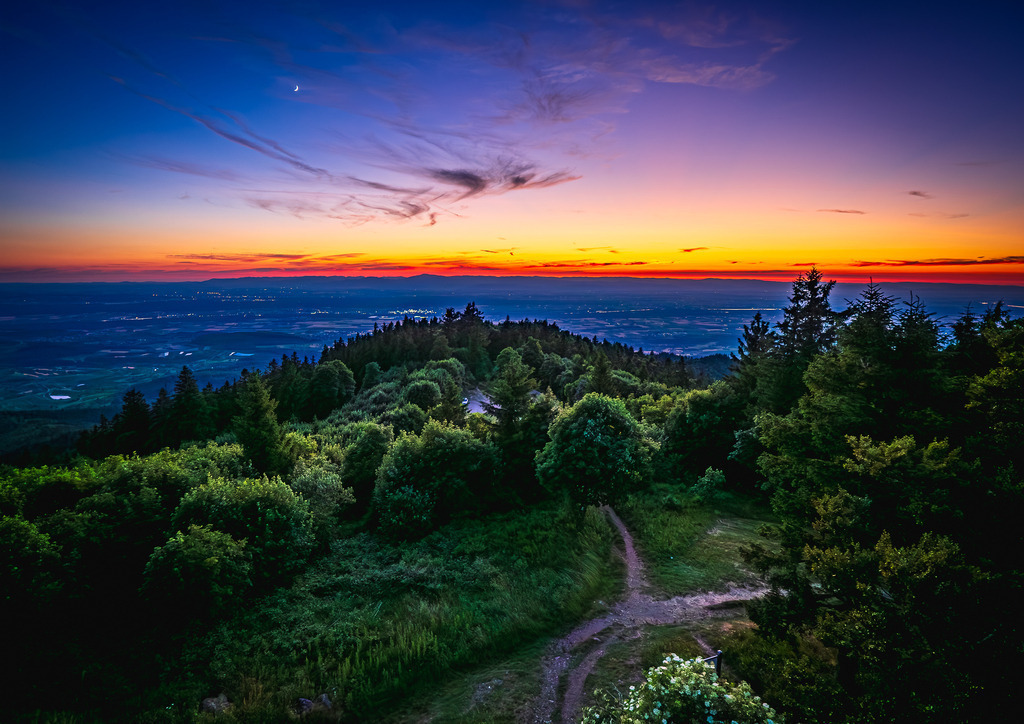 MPI_Sunset_0055 | Sonnenuntergang auf dem Hochblauen bei Badenweiler - Realisiert mit Pictrs.com