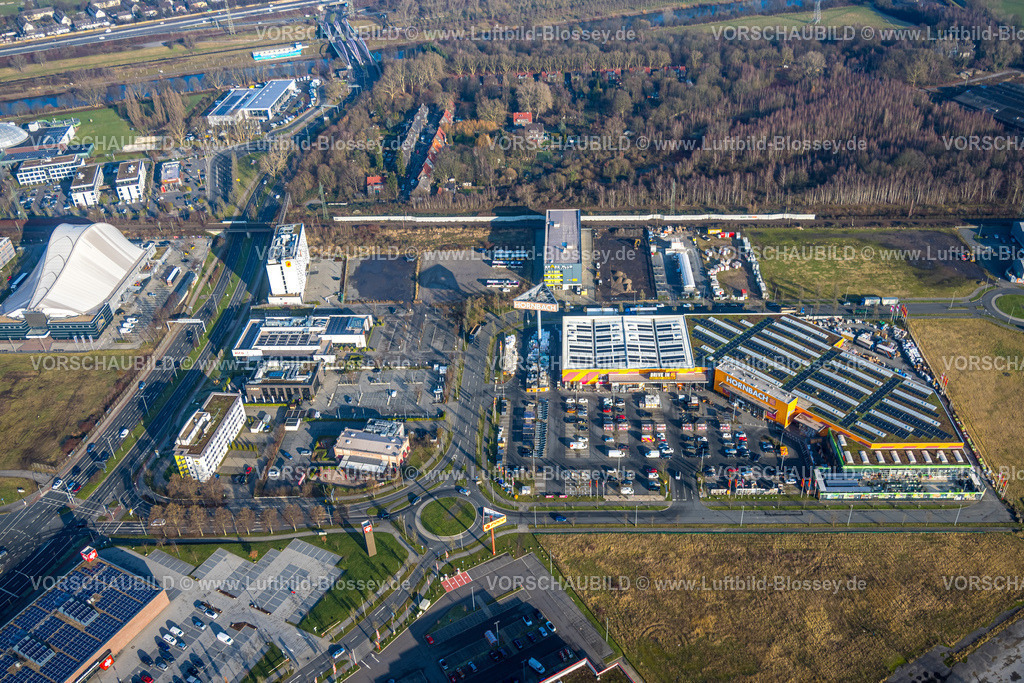 Oberhausen260100172NeueMitte | Luftbild, Hornbach Baumarkt im Westfield Centro Oberhausen Einkaufszentrum, Hotels und Gastronomie am Brammenring, Neue Mitte, Borbeck, Oberhausen, Ruhrgebiet, Nordrhein-Westfalen, Deutschland