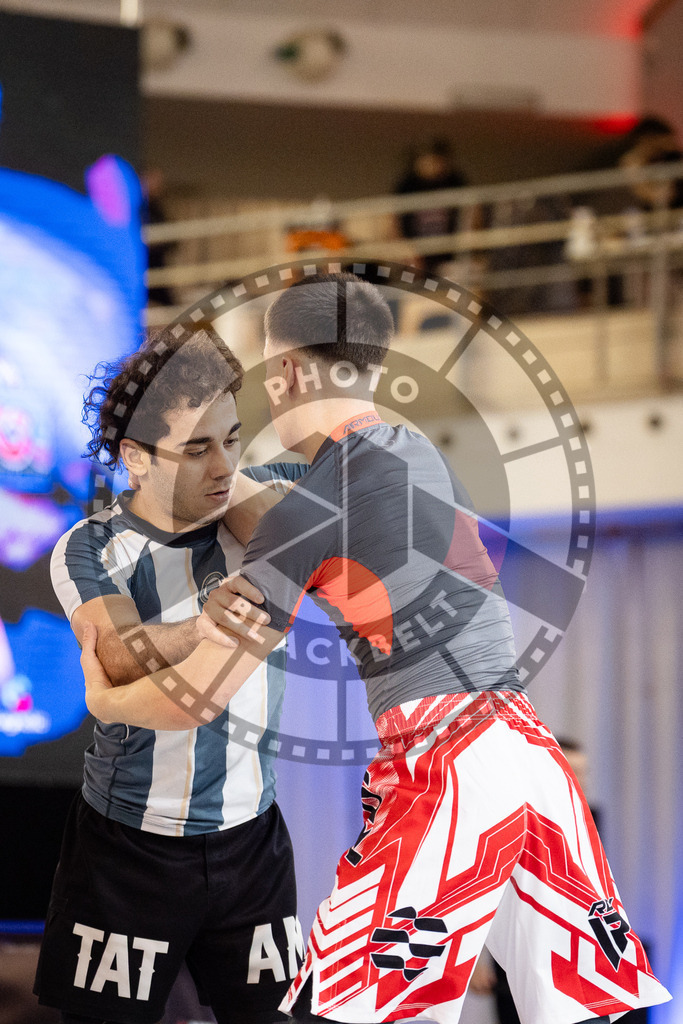 20260214PBB2620 | Fighters compete during the ADCC European Trials  competition day 1 in Belgrade, Serbia, on February 14, 2026.