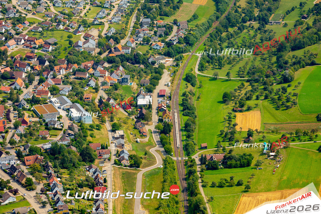 Das Luftbild zeigt :  Schopfloch - Die Luftaufnahme wurde 2024 vom UL-Flugzeug aus erstellt ( keine Drohne ) - Hochauflösende Luftaufnahme - Für grossformatige Ausdrucke geeignet. Die Geschenkidee !Mit Lizenz und Bildrechte bestellbar