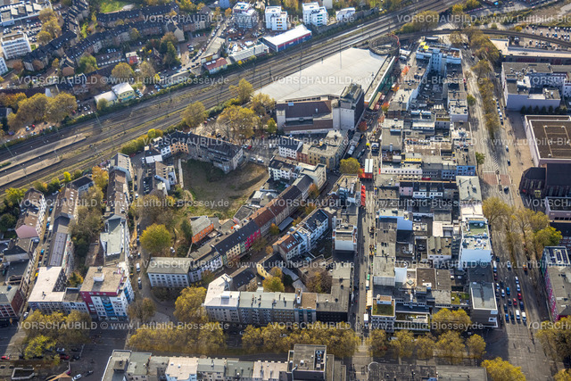 Bochum221100892 | Luftbild, Baustelle Quartierprojekt Neustraße Kreuzstraße, Bermuda Dreieck,  Gleisdreieck, Bochum, Ruhrgebiet, Nordrhein-Westfalen, Deutschland